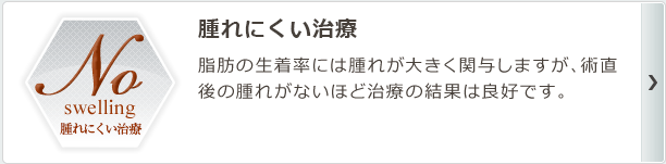 腫れない治療